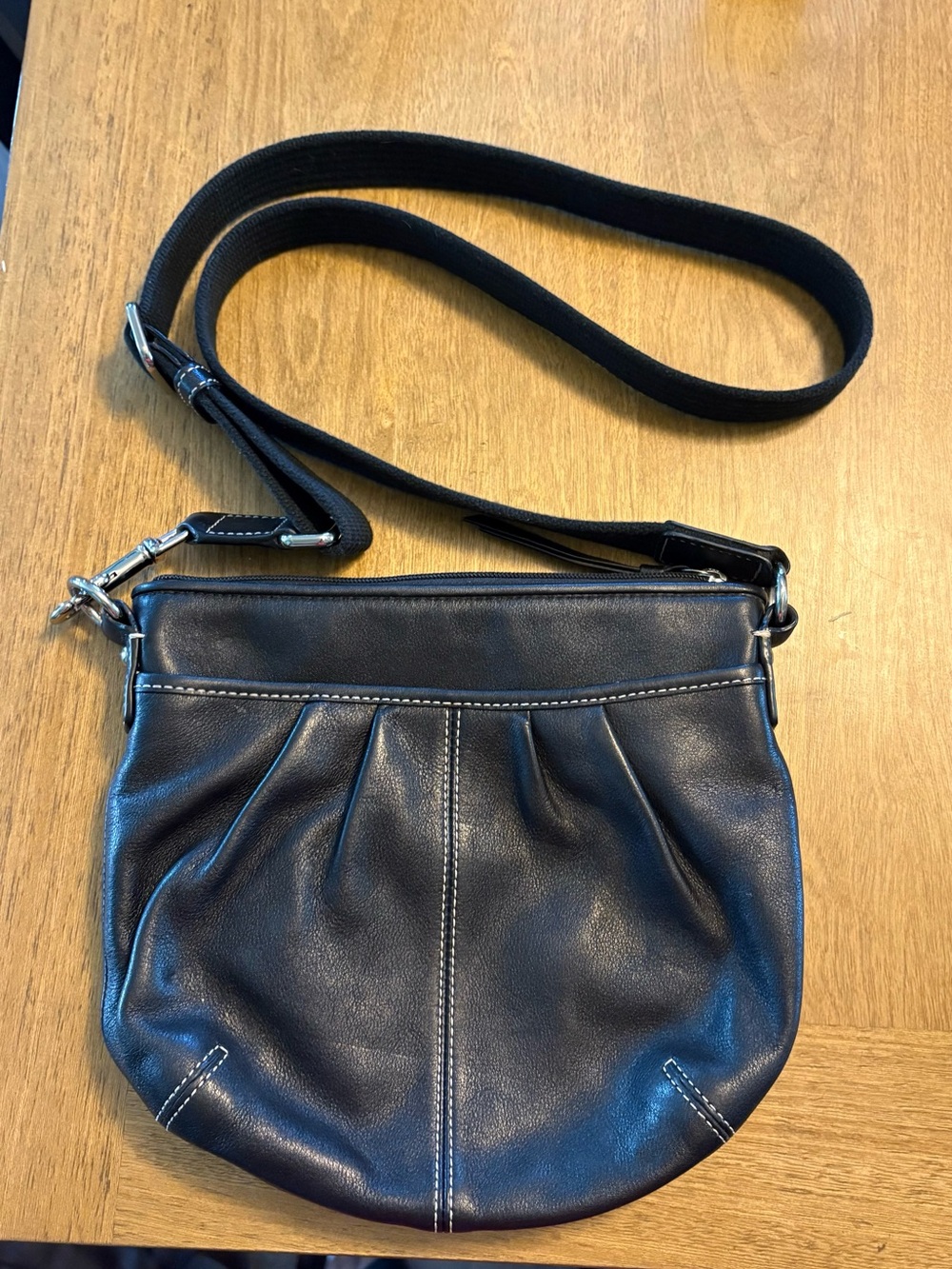 Coach SoHo Black Crossbody Leather Bag - Classic Everyday Style